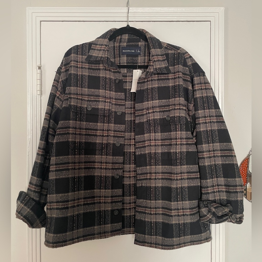Men’s Abercrombie and Fitch Flannel Coat